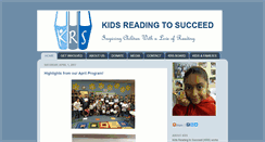 Desktop Screenshot of kidsreadingtosucceed.org