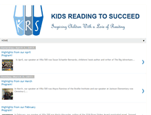 Tablet Screenshot of kidsreadingtosucceed.org